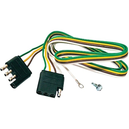 Reese Towpower 4-Flat 36 In. Loop with Ground Eyelet Vehicle/Trailer Connector Set 78091